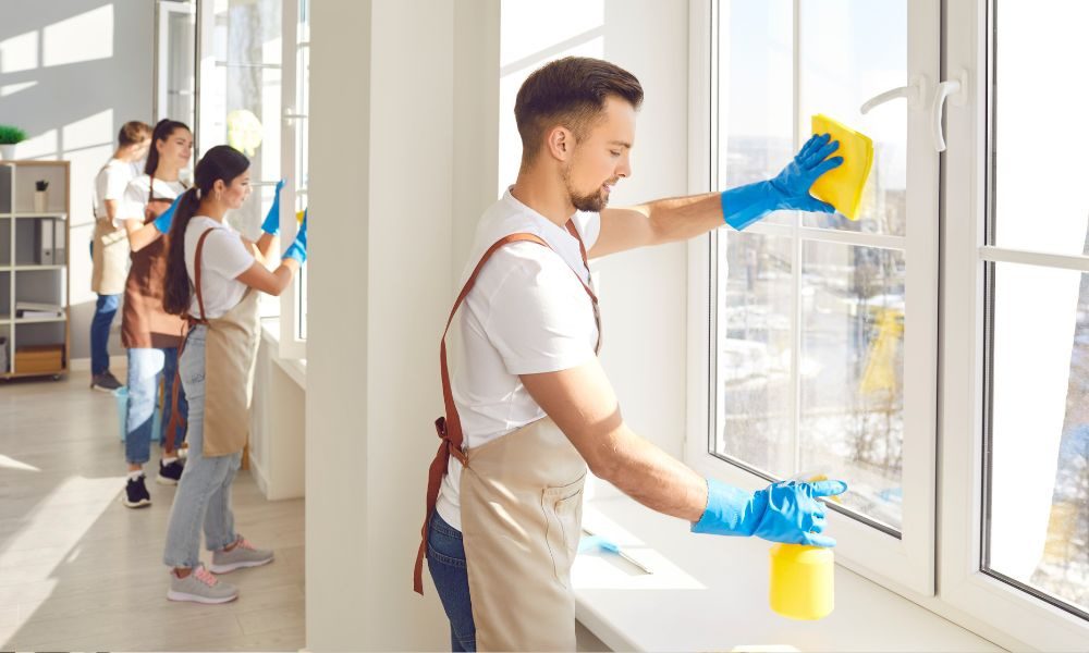 professional expert cleaning personnels